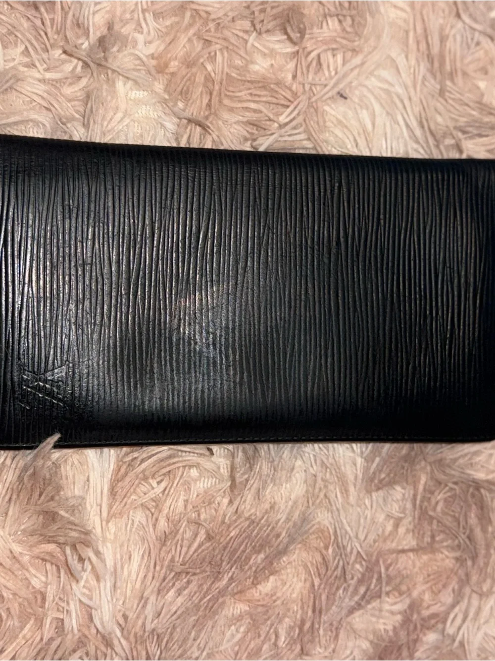 PROJECT Authentic Louis Vuitton Black Epi Leather Long Wallet + COA